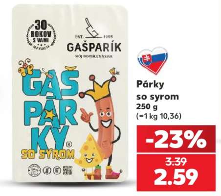 Párky so syrom