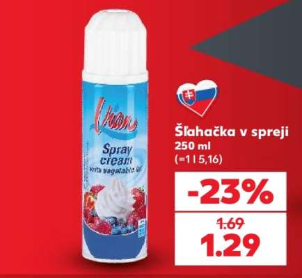 Šľahačka v spreji