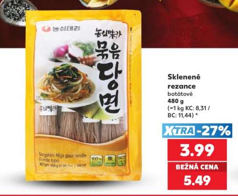 Skleněné rezance batátové 480 g