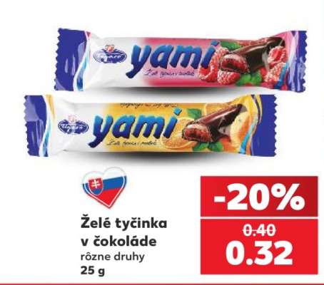 Želé tyčinka v čokoláde