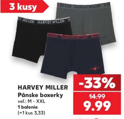 HARVEY MILLER Pánske boxerky