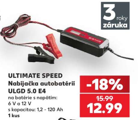 ULTIMATE SPEED Nabíjačka autobatérií ULGD 5.0 E4