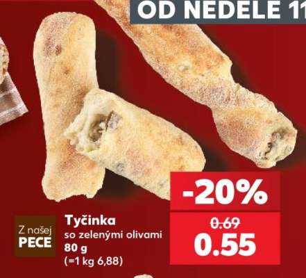 Tyčinka so zelenými olivami 80 g