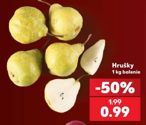 Hrušky 1 kg balenie