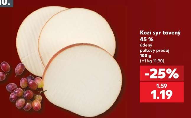 Kozí syr tavený 45 %