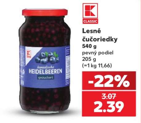 Lesné čučoriedky