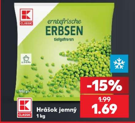 Hrášok jemný