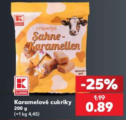 Karamelové cukríky