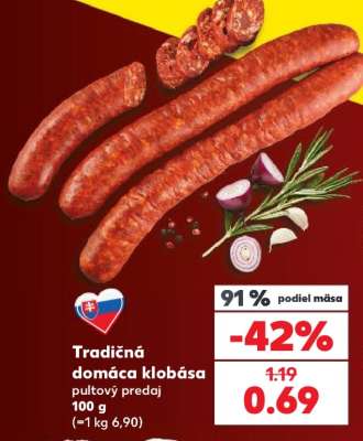 Tradičná Domáca klobása