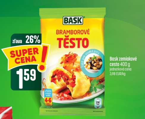 Bask zemiakové cesto 400 g