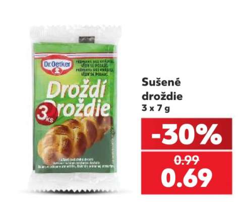 Sušené droždie