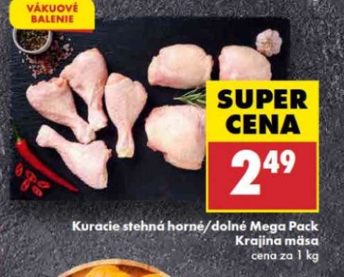 Kuracie stehná horné/dolné mega pack