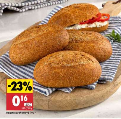 Bagetka grahamová 70 g