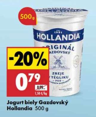 Jogurt biely gazdovský Hollandia 500 g