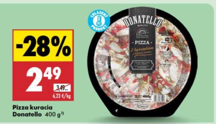 Pizza kuracia Donatello 400 g
