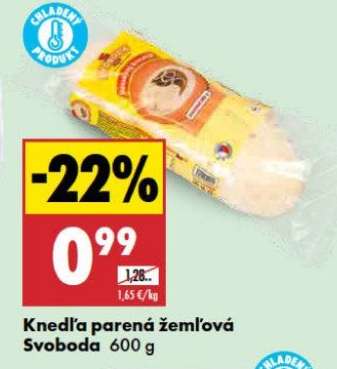 Knedľa parená žemľová Svoboda 600 g