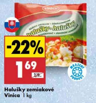 Halušky zemiakové Vinica 1 kg