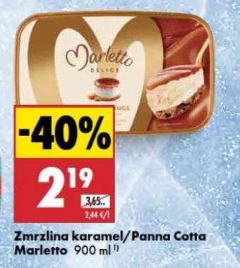 Zmrzlina karamel/panna cotta Marletto 900 ml