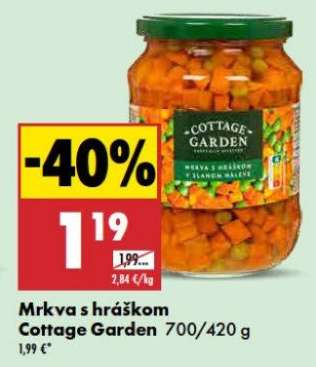 Mrkva s hráškom Cottage Garden 700/420 g