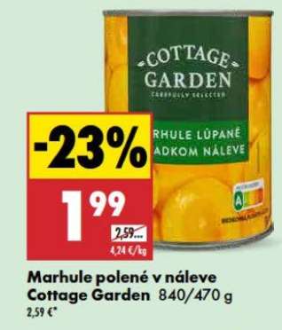 Marhule polené v náleve Cottage Garden 840/470 g