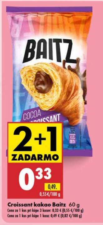 Croissant kakao Baitz 60 g