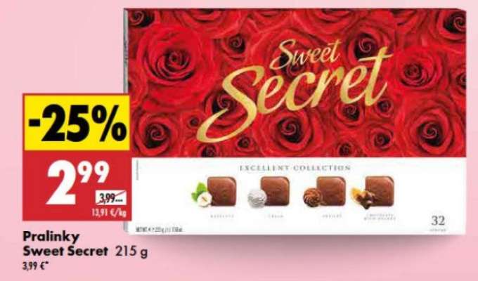 Pralinky Sweet Secret 215 g