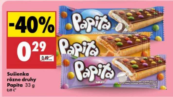 Sušienka rôzne druhy Papita 33 g