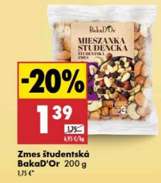 Zmes študentská BakaD’Or 200 g