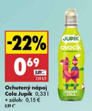 Ochutený nápoj Cola Jupík