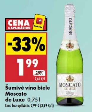 Šumivé víno biele Moscato de Luxe 0,75 l