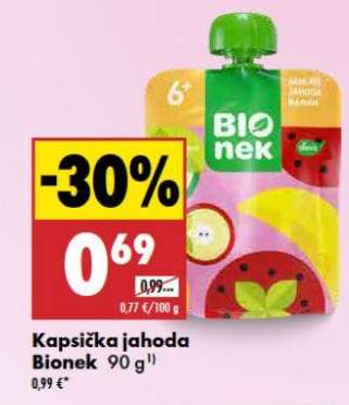 Kapsička jahoda Bionek 90 g