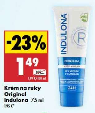 Krém na ruky Original Indulona 75 ml
