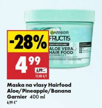 Maska na vlasy Hairfood Aloe/Pineapple/Banana Garnier 400 ml