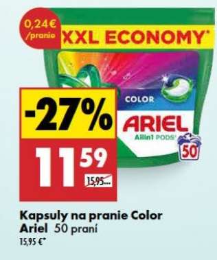 Kapsuly na pranie Color Ariel 50 praní