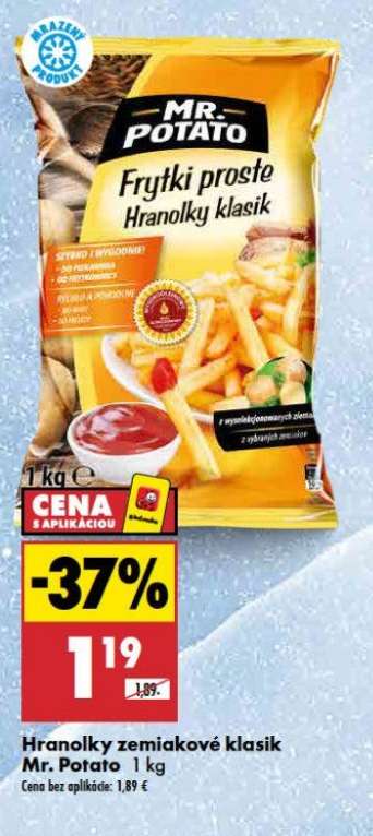 Hranolky zemiakové klasik Mr. Potato 1 kg
