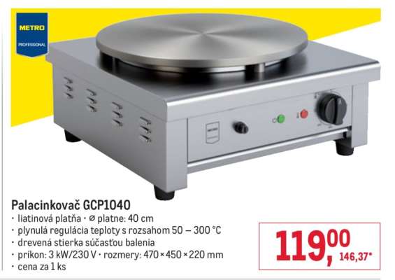 Palacinkovač GCP1040