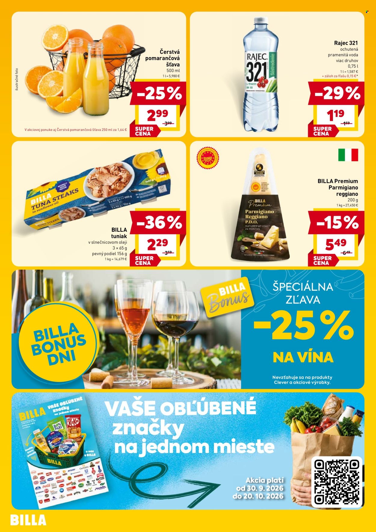 Leták Billa - 7.10.2026 - 20.10.2026. Strana 4