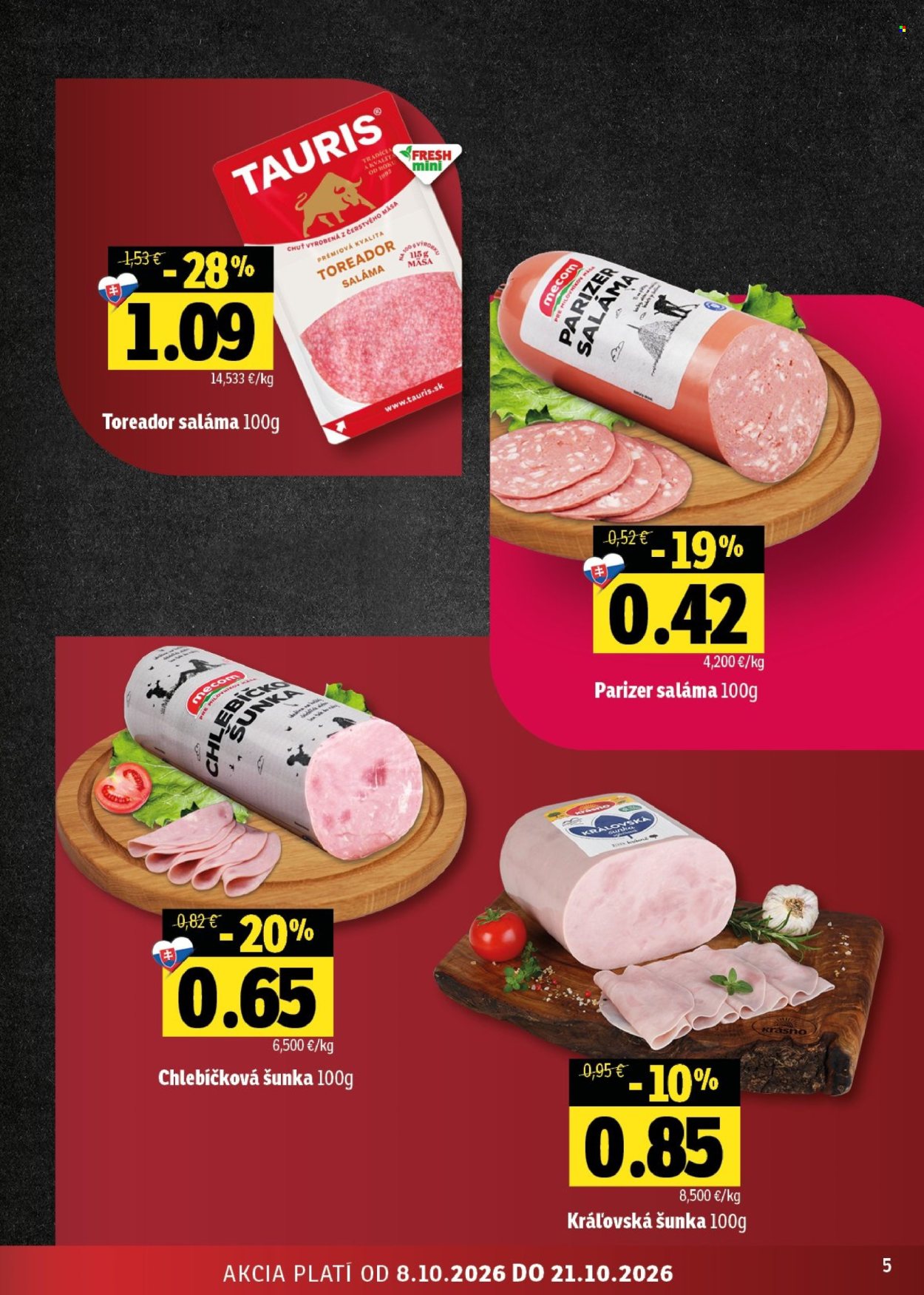 Leták FRESH - 8.10.2026 - 21.10.2026. Strana 5