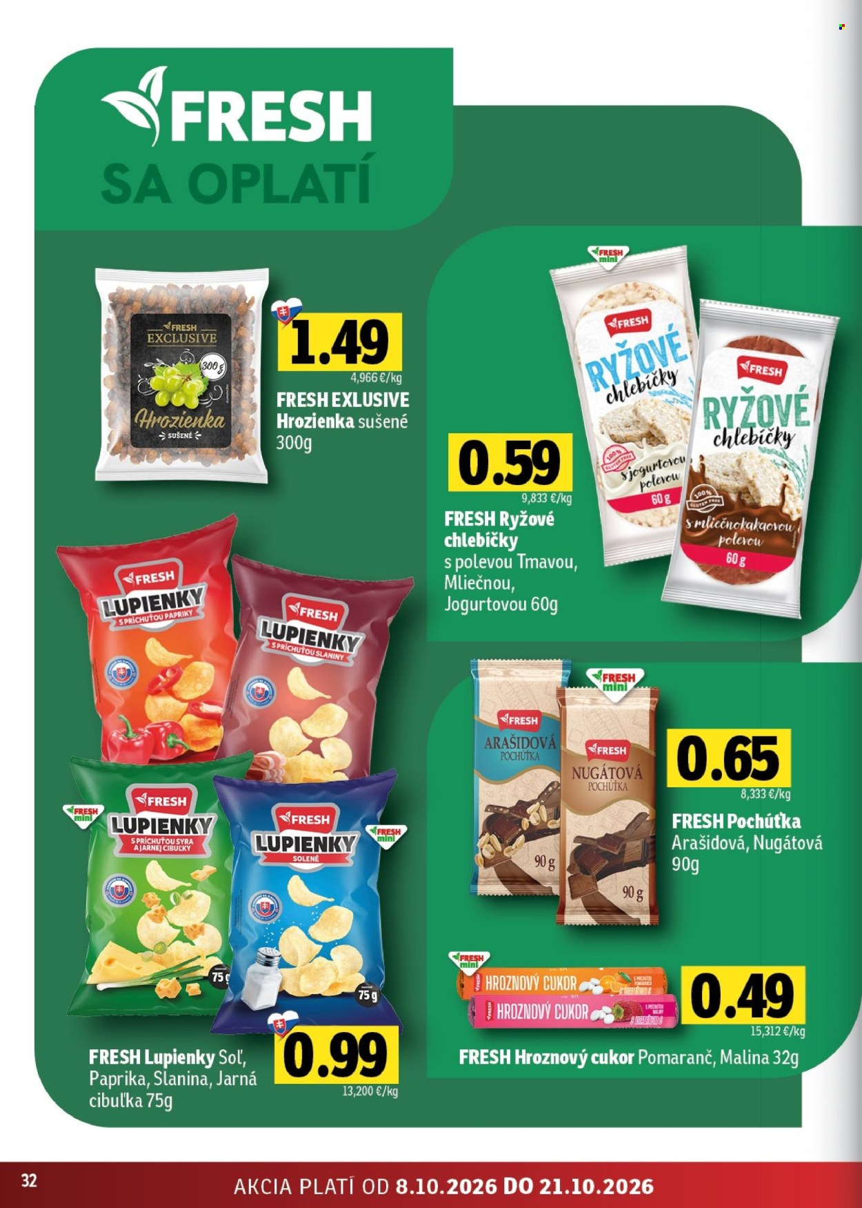 Leták FRESH - 8.10.2026 - 21.10.2026. Strana 32