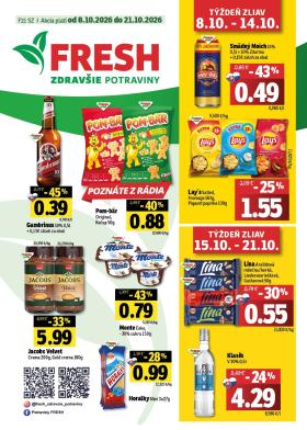 FRESH - Stredné a západné Slovensko