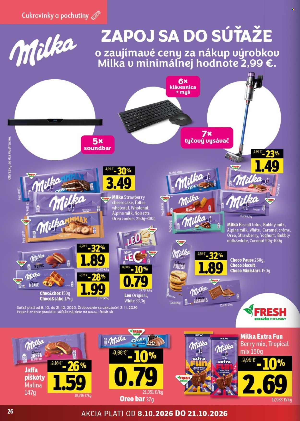 Leták FRESH - 8.10.2026 - 21.10.2026. Strana 26