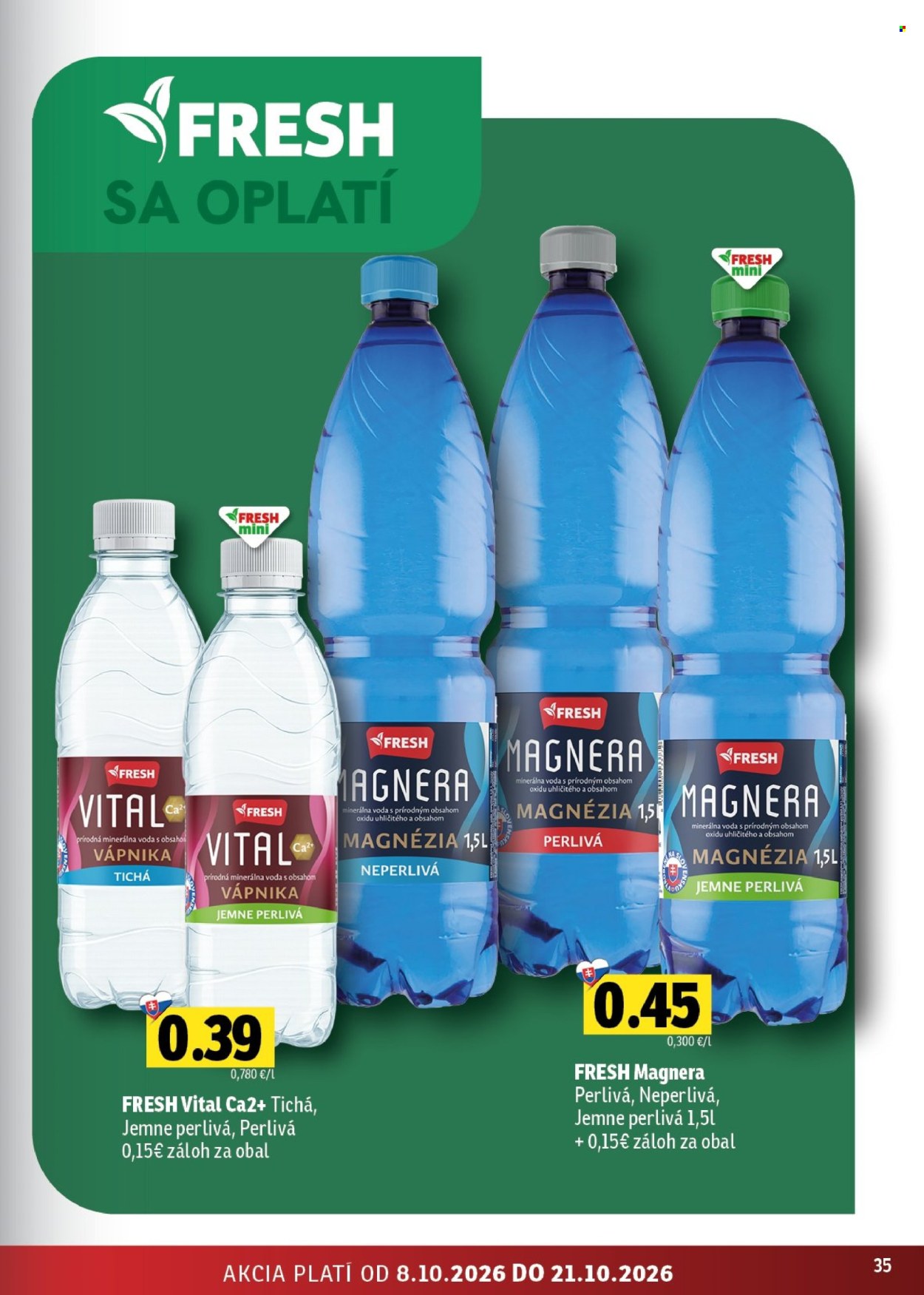 Leták FRESH - 8.10.2026 - 21.10.2026. Strana 35