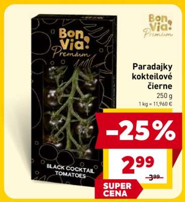 Paradajky kokteilové čierne