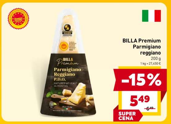 BILLA Premium Parmigiano reggiano