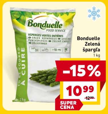 Bonduelle Zelená špargľa 1 kg