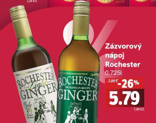 Zázvorový nápoj Rochester