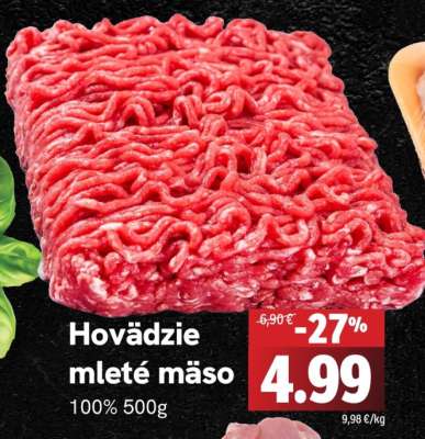 Hovädzie mleté mäso