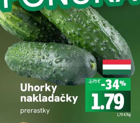 Uhorky nakladačky prerastky
