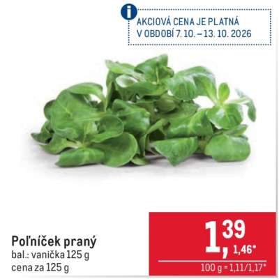 Polníček praný