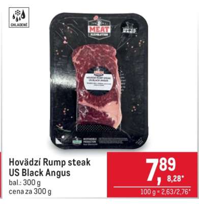 Hovädzí Rump steak US Black Angus